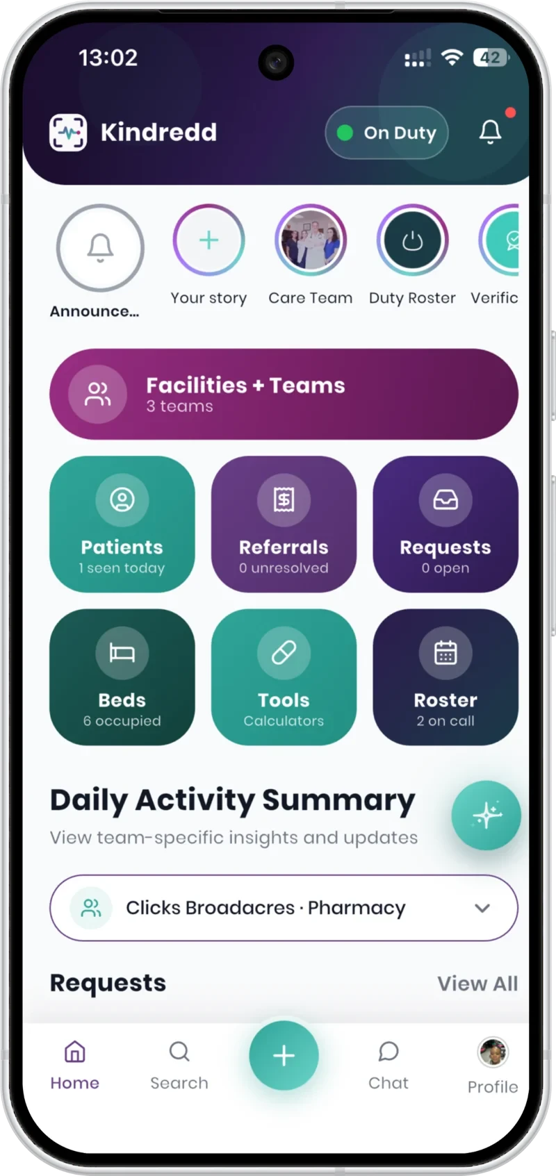 Care App for care providers