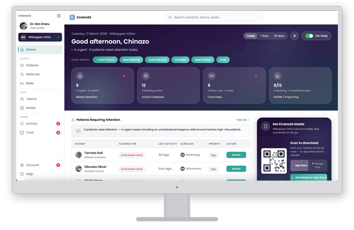 Web admin dashboard